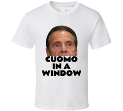 Cuomo In A Window New York Governor T Shirt