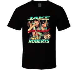 Jake The Snake Roberts Popular Wrestler Sports Fan T Shirt
