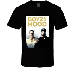 Boyz In The Hood Movie Poster Ice Cube Cuba Gooding Jr T Shirt