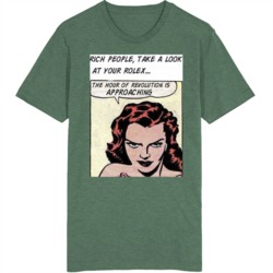 Graphic Tee Comic Strip Revolution Is Approaching T Shirt
