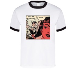 Kristen Stewart Graphic Tee Give Me Attention Nope T Shirt