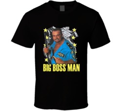 Big Boss Man Popular Wrestler Sports Fan T Shirt