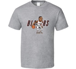 Damian Lillard Portland Rip City Caricature T Shirt