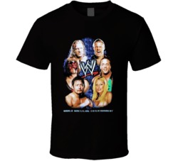 World Wrestling Entertainment Popular Wrestlers Sports Fan T Shirt