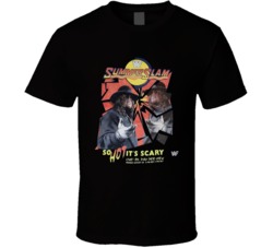 Summer Slam So Hot It's Scary Popular Wrestlers Sports Fan T Shirt