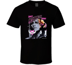 Bret Hart Hitman Popular Wrestling Sports Fan T Shirt