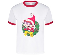 Rugrats Chucky Christmas Wreath T Shirt