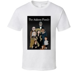 The Adams Family Cartoon Morticia Wednesday Gomez Uncle Fester Pugsley