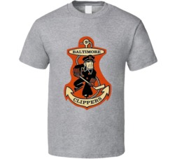 Baltimore Clippers Retro Hockey Team Logo T Shirt