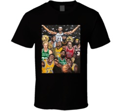 Basketball Champions Magic Bird Jordan T Shirt