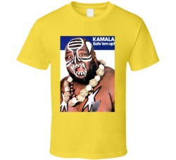 Kamala Eats Them Up The Ugandan Giant Wwf T Shirt