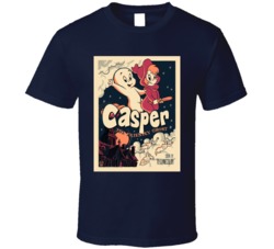 Casper The Friendly Ghost In Technicolor T Shirt