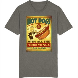 Hot Dogs With All The Trimmings Advertisement T Shirt
