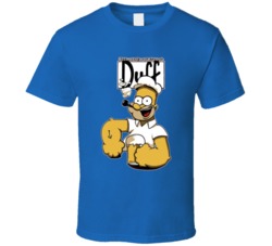 Duff Beer Makes You Strong Simpsons Tv Show Fan T Shirt