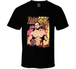 Chris Benoit In Memory Popular Wrestler Fan T Shirt