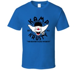 Kamp Krusty Simpsons Krusty The Clown Tv Show Fan T Shirt