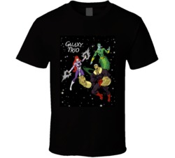 Galaxy Trio Vapor Man Meteor Man Gravity Girl Cartoon T Shirt