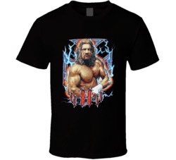 Triple H Hunter Hearst Helmsley Popular Wrestler Fan T Shirt