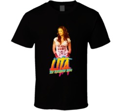 Lita The Extreme Dna Popular Wrestler Fan T Shirt
