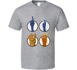 Fantastic Four Sue Johnny Storm Thing Mr Fantastic Fan T Shirt