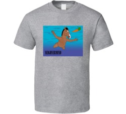 Bojack Horseman Neighvermind Nirvana Cover T Shirt