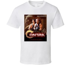 Contra Movie Poster Schwarzenegger Stallone T Shirt