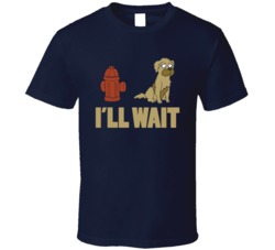 Futurama Fry Dog Waiting For Him T Shirt