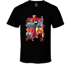 Summer Slam '94 Popular Wrestlers Fan T Shirt