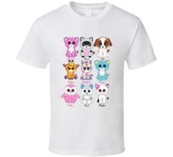 Beanie Boo Boos Ty Plush Toys T Shirt