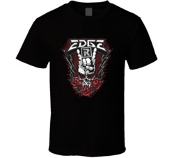 Edge R Skull Logo Wrestling T Shirt
