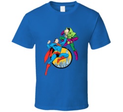 Superman Fighting Lex Luthor T Shirt