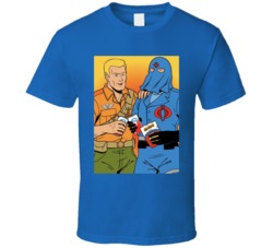 Gi Joe Duke Conra Commander Eating Chips Funny T Shirt