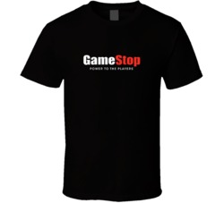 Gamestop Logo Power To The Players Stonk T Shirt