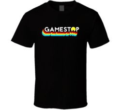 Gamestop Video Game Lovers Retro Logo T Shirt