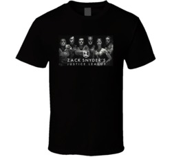 Zack Snyder Cut Justice League Batman Superman Wonder Woman T Shirt