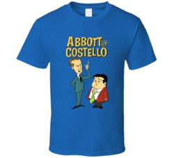 Abbott And Costello Popular 60s Cartoon Tv Show Fan T Shirt