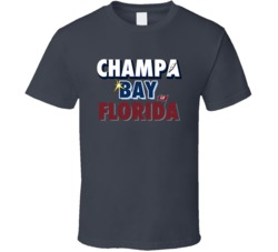Champa Bay Florida Football Championship Teams Sports Fan T Shirt