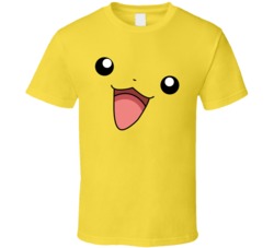 Pokemon Pikachu Big Face T Shirt