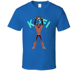 Kofi Kingston Popular Wrestler Cartoon Fan T Shirt