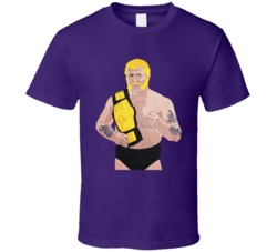 The King Harley Race Cartoon Wrestling Legend T Shirt