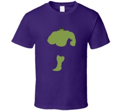 Incredible Hulk Shilouette Avengers T Shirt