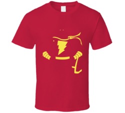 Shazam Billy Batson Shilouette T Shirt