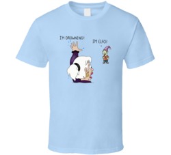 Disenchantment Hi I'm Elfo I'm Drowning T Shirt