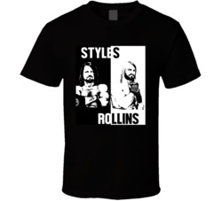 Aj Styles Vs Seth Rollins Wrestling T Shirt