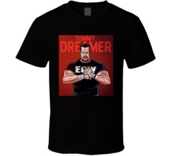 Tommy Dreamer Ecw Wrestler Cartoon T Shirt