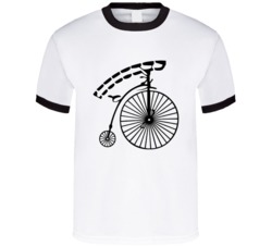 The Prisoner Bicycle Symbol Island T Shirt