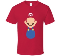 Mario Super Mario Brothers Character Video Game Fan T Shirt