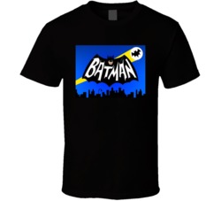 Batman Retro Logo Bat Signal T Shirt