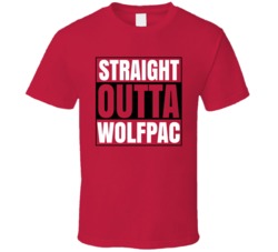Straight Outta Wolfpac Nwo Wcw T Shirt