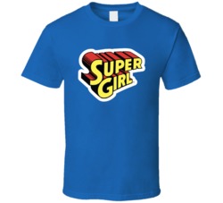 Super Girl Logo Dc Comic T Shirt